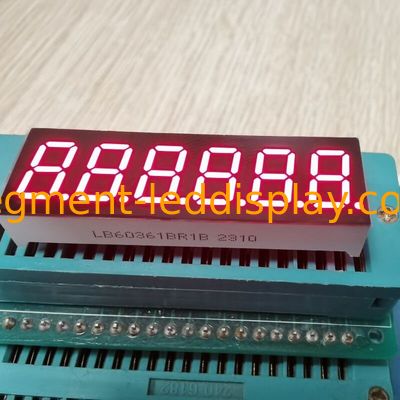 Un buen precio. Pantalla LED amarilla verde de 6 dígitos de 0,36 pulgadas de 7 segmentos, ampliamente utilizada para el panel de instrumentos en línea