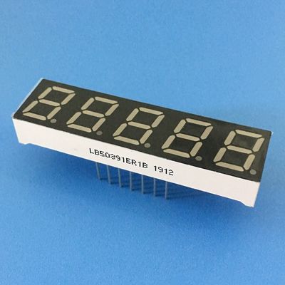 Un buen precio. Display LED de 7 segmentos rojo súper brillante de 0,39 pulgadas 5 dígitos Anodo común para convertidor de frecuencia digital en línea