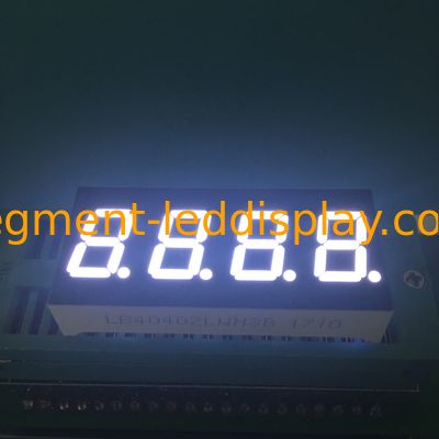 Un buen precio. 4 dígitos 0.4 pulgadas 7 segmentos Ultra Blanco LED Display Cátodo común para el monitoreo preciso del instrumento en línea