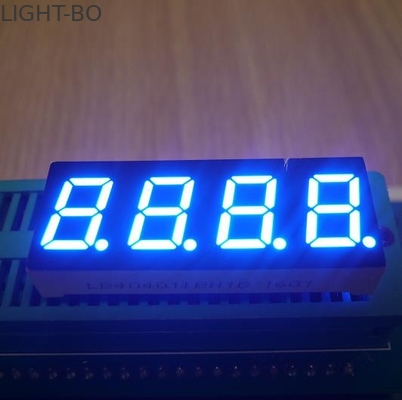 Un buen precio. Tablero de instrumentos color de emisión azul ultra brillante llevado segmento de la exhibición del dígito 7 de 0,4 pulgadas 4 en línea