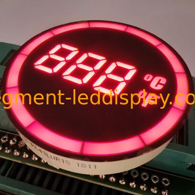Un buen precio. Controlador de pantalla LED de 7 segmentos de cátodo común redondo para temperatura en línea