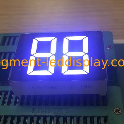 Un buen precio. Pantalla LED de catodo común de 20 mm de color blanco 2 dígitos 7 segmentos para calentador de agua digital en línea