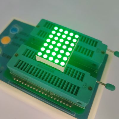 Un buen precio. Pantalla LED de matriz de puntos verde puro de 3 mm 5 X 7 para indicador de reloj de zona horaria digital en línea