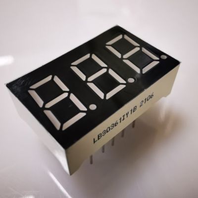 Un buen precio. Pantalla LED ámbar super brillante de 9,2 mm de 3 dígitos y 7 segmentos, ánodo común para medidor de panel en línea