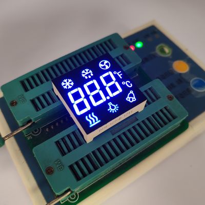 Un buen precio. Controlador de refrigerador personalizado azul de 7 segmentos y 3 dígitos en línea