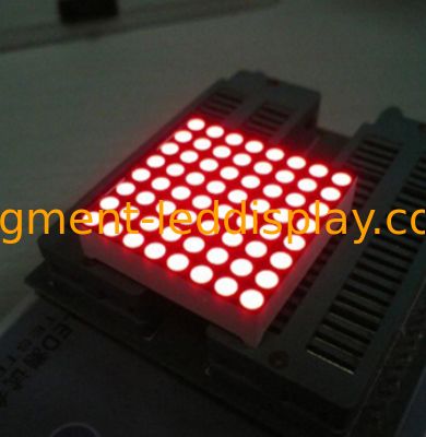 Un buen precio. 1.26 pulgadas 3mm 8 x 8 Amber Dot Matrix LED Display en línea