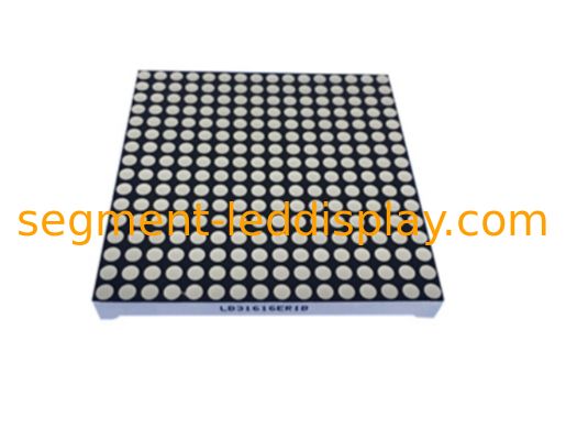 Un buen precio. Super brillanteRrojo 3mm 16 x 16 de matriz de puntos LED pantalla de la fila de la columna de cátodo Anodo para pantalla de visualización en línea