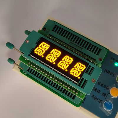 Un buen precio. Ultra Bright Yellow 4 Digit 16 Segment Alphanumeric LED Display for Instrument Panel en línea