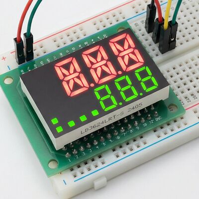 Un buen precio. Display LED de 3 dígitos y 7 segmentos de doble línea común para controlador de temperatura en línea