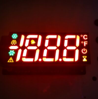 Un buen precio. Pantalla LED personalizada de 7 segmentos de tres dígitos para panel de control de refrigerador en línea