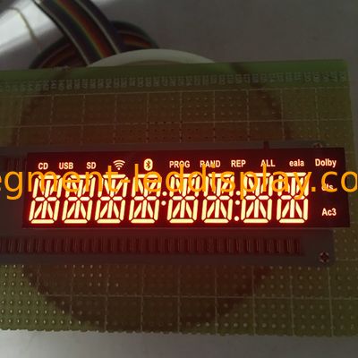 Un buen precio. Fácil montaje ultra rojo llevado alfanumérico audio del segmento del dígito 14 de la exhibición 8 de Bluetooth en línea