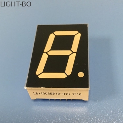 Un buen precio. El solo segmento del dígito 7 llevó la intensidad común 14.2m m del ánodo 60-70mcd Lumious de la exhibición en línea