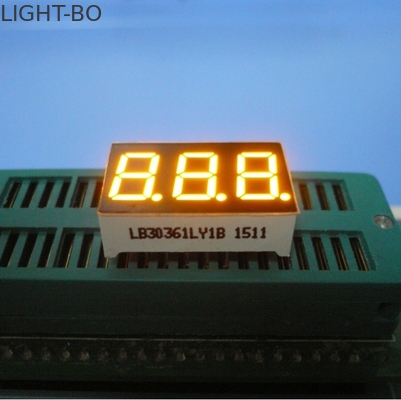 Un buen precio. Color triple del amarillo de la pantalla LED del segmento del dígito 7 para el horno eléctrico/la microonda en línea