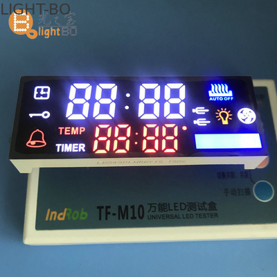 Un buen precio. Ángulo de visión amplio de la pantalla LED de encargo multicolora para el panel del control timer del horno en línea
