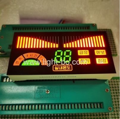 Un buen precio. Diseño personalizado 3 colores 7 segmentos de pantalla LED para el panel de control del aire acondicionado en línea