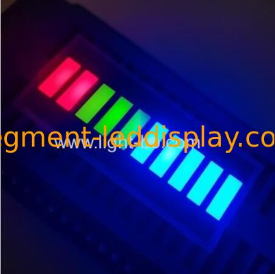 Un buen precio. Alta luminosidad multicolor de 10 segmentos de barra LED para el panel de instrumentos en línea