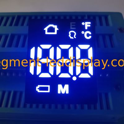 Un buen precio. 6 pantalla LED ultra blanca del segmento de los pernos 120mcd 80mW 20mA 7 en línea