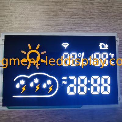 Un buen precio. Pantalla LED del segmento de ROHS 80mcd 7 para el módulo de la previsión metereológica en línea