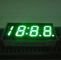 4 pantallas LED numéricas brillantes blancas del segmento de los dígitos 7 para el indicador del reloj del coche