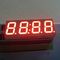 Verde estupendo pantalla LED del reloj de 0,56 pulgadas, exhibición común del ánodo 7