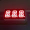 Rojo común del cátodo del dígito 14 de la pantalla LED triple del segmento para el tablero de instrumentos