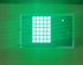 Pegamento transparente de la pantalla LED verde pura de 200mcd 5x7 Dot Matrix