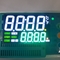 línea dual 4 dígitos de la pantalla LED 80mW del segmento de la altura 7 de 18m m para el tablero de instrumentos