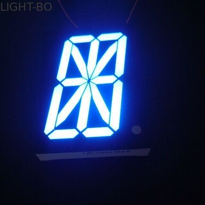 Pantalla LED de segmento de 16 dígitos de color verde puro para panel de lectura digital