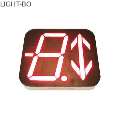 De la aduana 7 de LED segmento de la exhibición rojo ultra dimensiones de 40 x 46 x 8 milímetros
