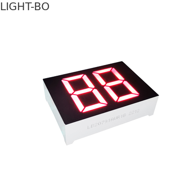 calidad Ánodo común dual rojo ultra brillante de la pantalla LED 0.79inch del segmento del dígito 7 para el calentador de agua Fábrica