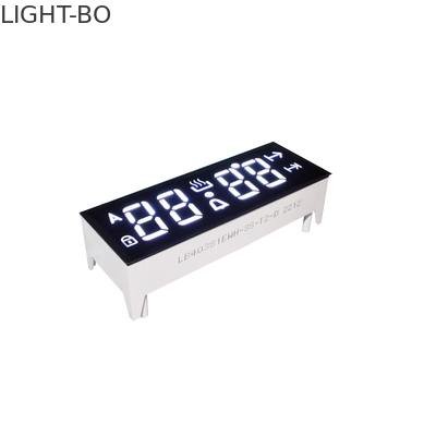 calidad 4 dígito 0,38" pantalla LED de siete segmentos blanca para Oven Control Custom Design Fábrica