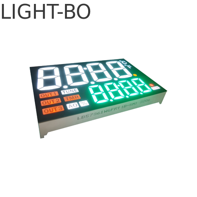 120mcd 8 pantalla LED de segmento de los dígitos siete 10uA para el regulador de proceso