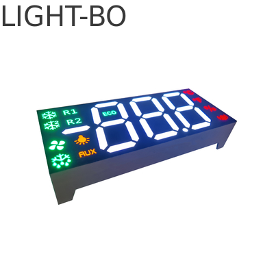 Dígito triple ultra rojo 17m m del verde de /Yellow/ambarino pantalla LED de 7 segmentos para el regulador del refrigerador