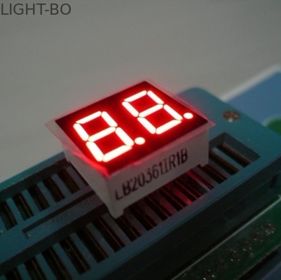 Un buen precio. Brillo del dígito 7 de 0,36 pulgadas alto de las pantallas LED duales rojas del segmento para el dispositivo electrónico en línea