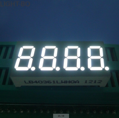 Un buen precio. Blanco llevado cátodo común de cuatro cifras de la exhibición de 7 segmentos de RoHS 0,36 pulgadas en línea