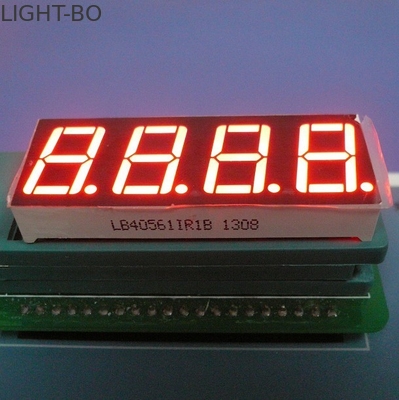 Pantalla LED estupenda del rojo 7-Segment para pulgadas de 4 dígitos del control de la temperatura las 0,56