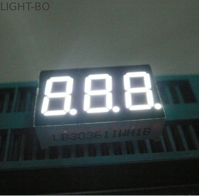 Un buen precio. 7 exhibición de segmento blanca pura llevada segmento tridigital de la exhibición pequeña siete para el dispositivo electrónico en línea