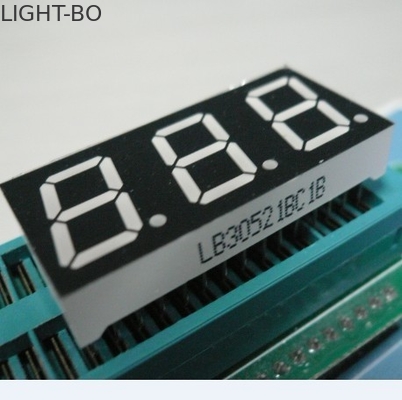 Un buen precio. 5 pulgadas 3 dígitos Exterior 7 segmentos de pantalla LED para termostato, controlador de humedad en línea