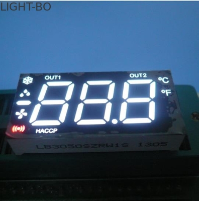 Un buen precio. Pantalla LED de segmento triple multiplexada del dígito siete ultra blanca para el control de calefacción/de enfriamiento en línea