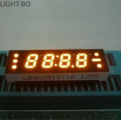 Un buen precio. Exhibición llevada 7 segmentos de cuatro cifras amarilla del reloj de 0,25 pulgadas, pequeña impulsión actual en línea