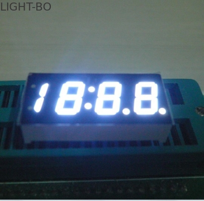 Un buen precio. 4 pantallas LED numéricas brillantes blancas del segmento de los dígitos 7 para el indicador del reloj del coche en línea