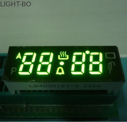 Pantalla LED numérica de la cara negra, 7 exhibición del dígito del segmento 4 con temperatura de funcionamiento 120C