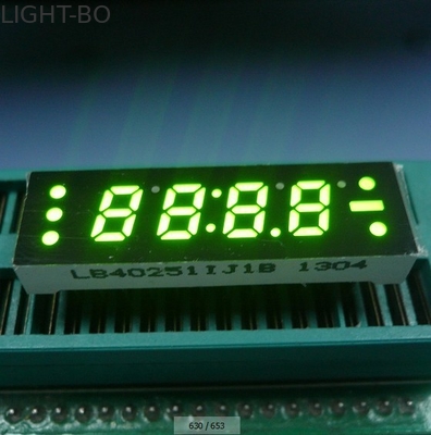 Un buen precio. Alto ánodo llevado del campo común de la exhibición del dígito siete de 0,25 pulgadas 4 segmento luminoso en línea