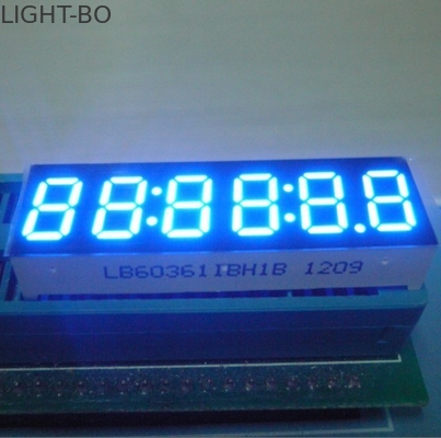 Un buen precio. Exhibición llevada segmento ultra brillante del dígito 7 del azul 6 0,32 pulgadas con la superficie negra en línea