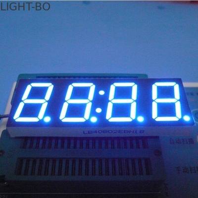 Un buen precio. Funcionamiento estable azul ultra brillante llevado segmento de la exhibición del dígito siete de 0,8 pulgadas 4 en línea