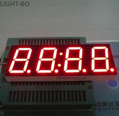 Alto 4 cátodo común llevado de la exhibición del dígito siete segmento luminoso 0,80 pulgadas