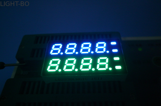 7m m 8 segmento del dígito 7 llevaron el color verde puro ultra blanco del OEM de la exhibición