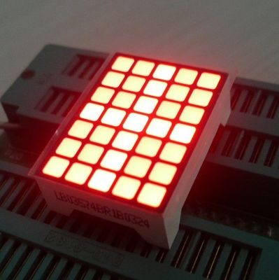 Un buen precio. Pantalla LED de matriz de puntos roja ultrabrillante de 5x7, ánodo de columna de cátodo de fila de 22x30x10mm para indicador de piso de elevación en línea