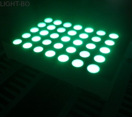Un buen precio. Exhibición de matriz blanca/roja/azul/verde del LED de la ronda 5 x 7 para la publicidad en línea