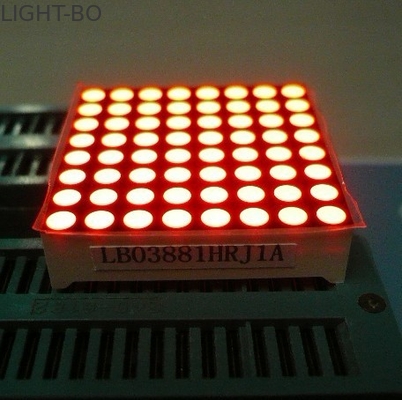 bajo consumo de energía de la pantalla LED de la matriz de punto 8 x 8 para el tablero de la reproducción de vídeo